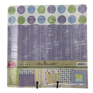 Miss Elizabeth's Celebrate 6 Coordinated 70# Scrapbooking Papers 12"x12"